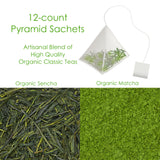 Organic Matcha Sencha Tea Bags