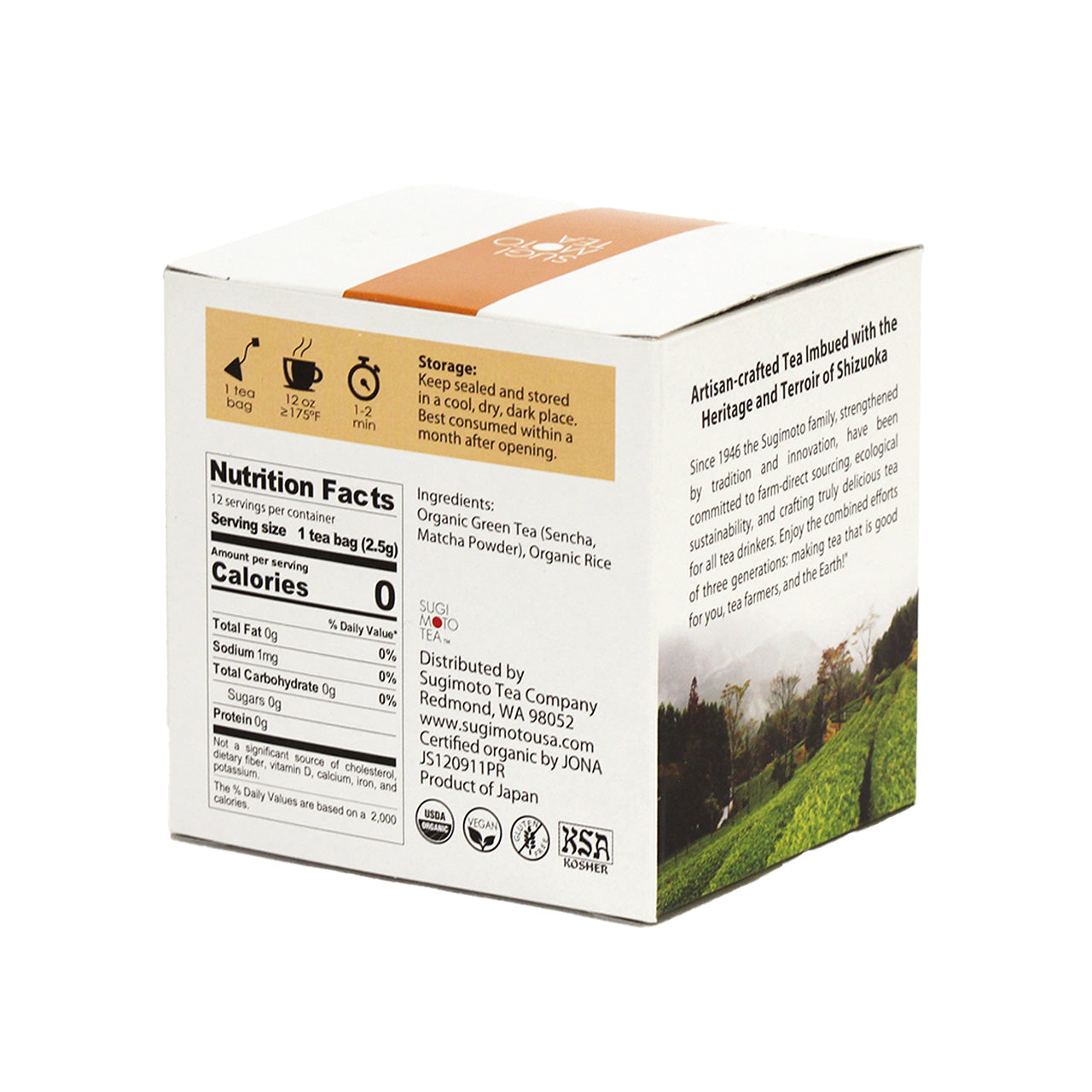 Organic Matcha Genmaicha Tea Bags