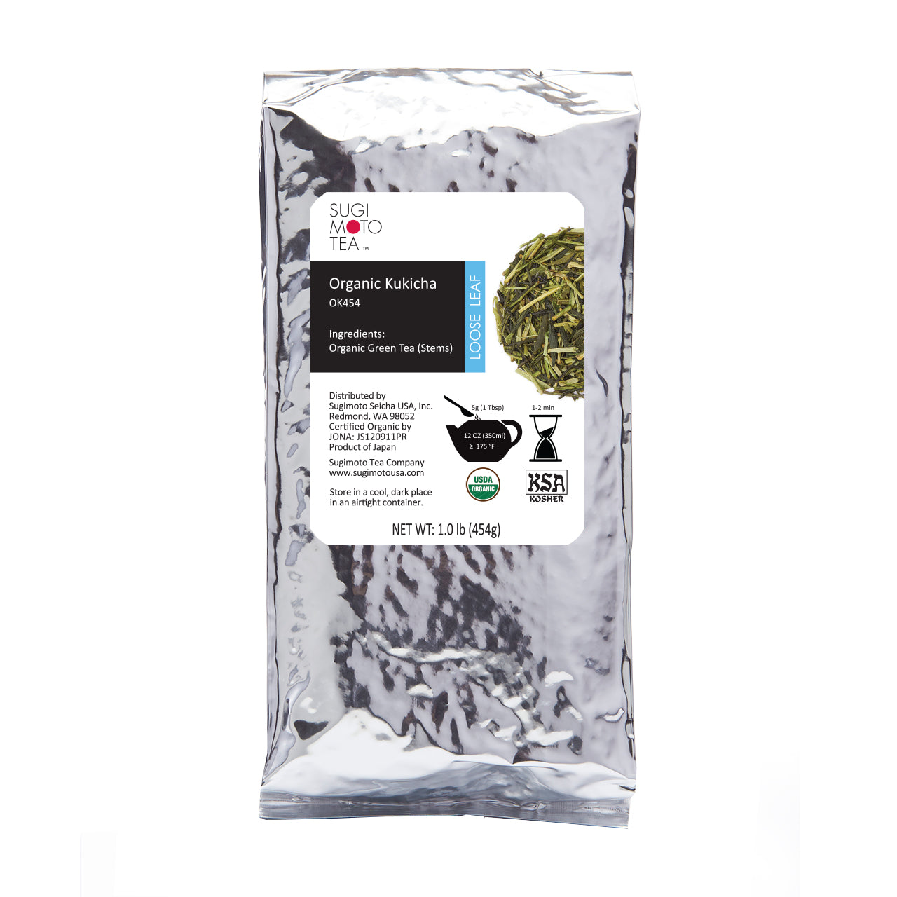 Organic Kukicha 1 LB